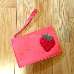 Kate Spade Strawberry Wristlet